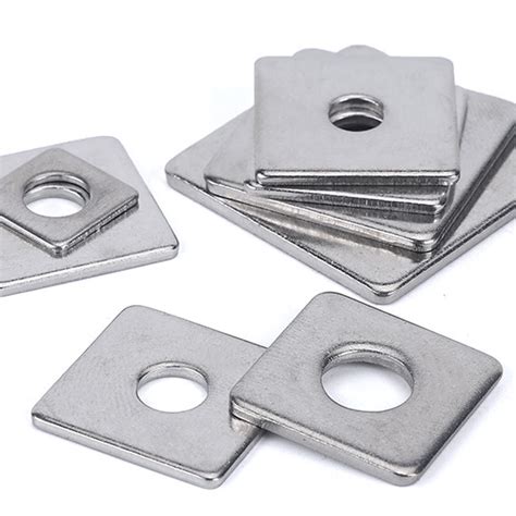 square hole steel washers